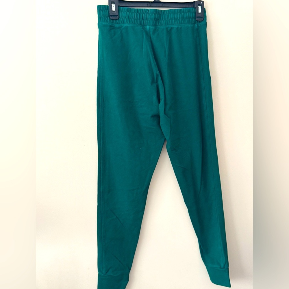 Green PINK sweatpants w/ pockets